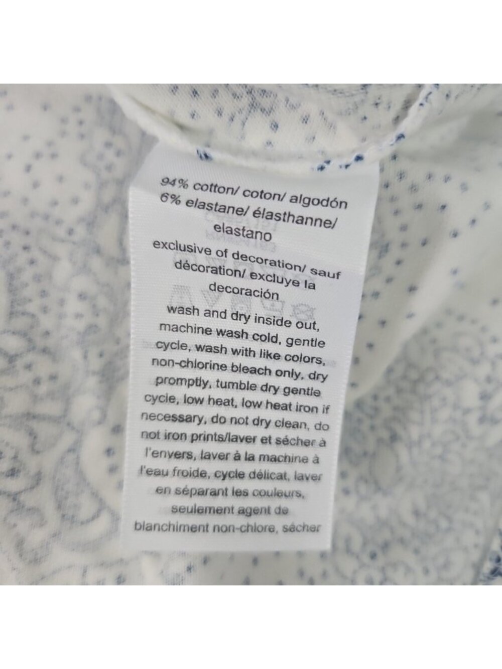 Tommy Hilfiger Sleeveless Golf Polo M Blue White Paisley Tennis Top Country Club - Picture 11 of 13